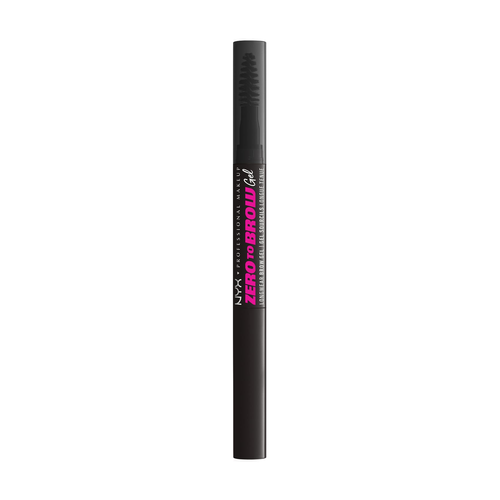 Стійкий гель для брів NYX Professional Makeup Zero To Brow Gel 08 Black, 2 мл